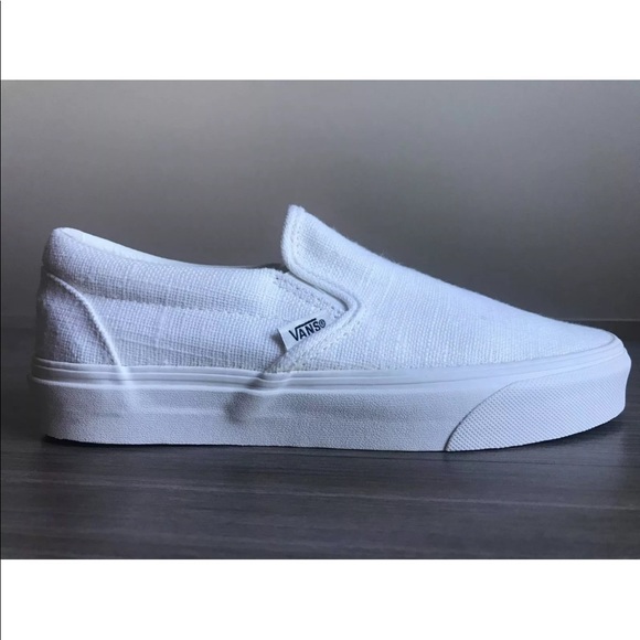 Vans Women’s Classic Slip-On Hemp Linen - Picture 3 of 8